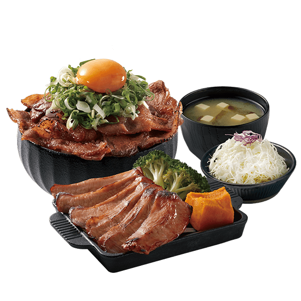 Grilled Matsusaka Pork Teppanyaki+ Grilled Beef/Pork Donburi