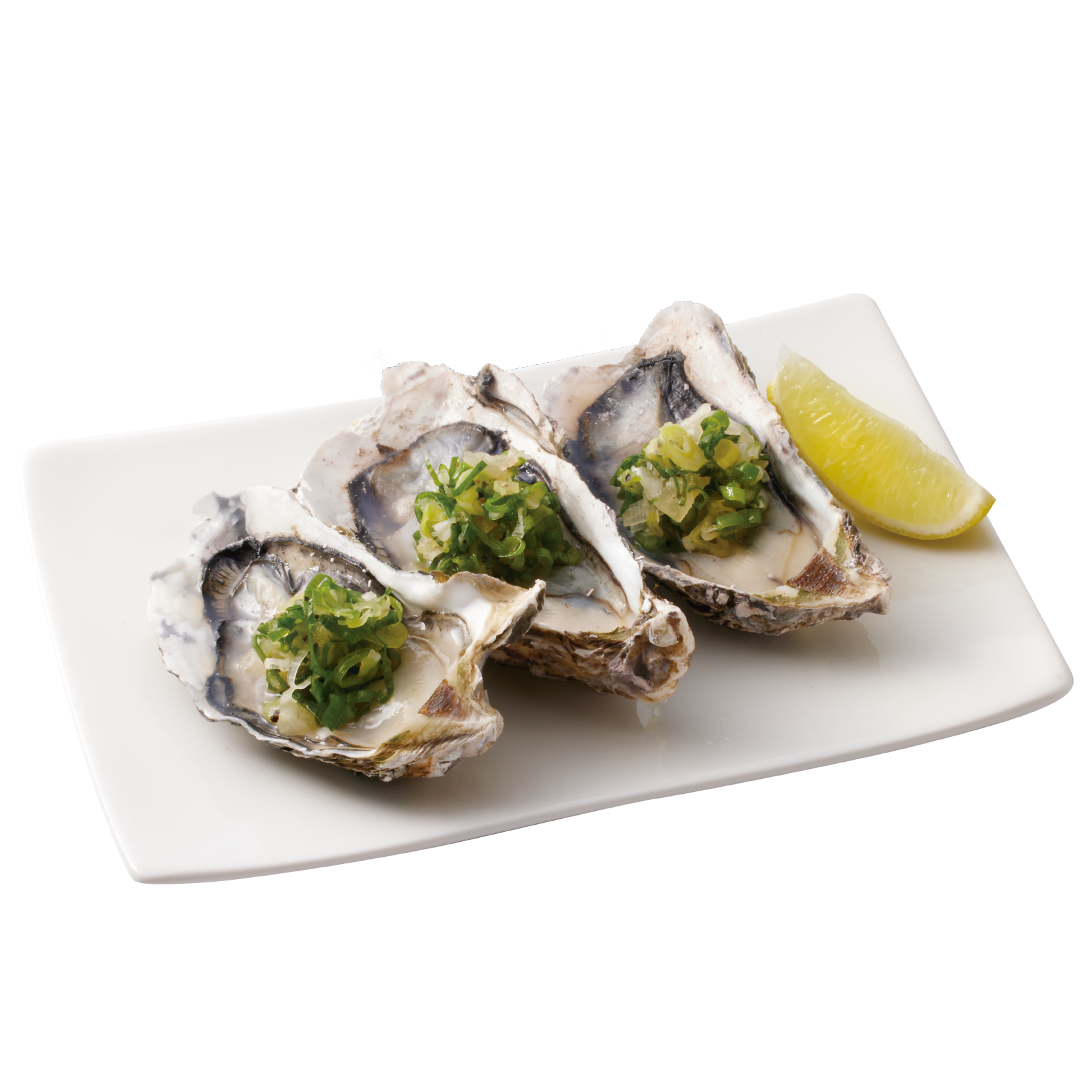 Grilled Oysters with Salted Green Onion